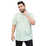 Bigbanana Camisa de rayas multicolor para hombre de talla grande, Multicolor, 50
