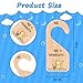 PAMBO The Winnie Bear Baby Closet Dividers, Clothes Organizer for Baby Nursery Decor Wooden Hanger for Newborn Baby Stuff From 0-24+ Months