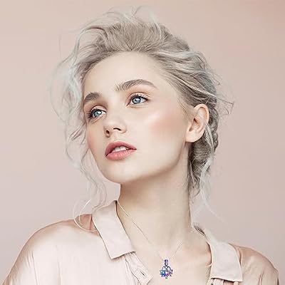 Cremation Jewelry for Ashes Pendant - Lotus Urn Necklace with Mini Keepsake Urn Memorial Ash Jewelry For Women Men