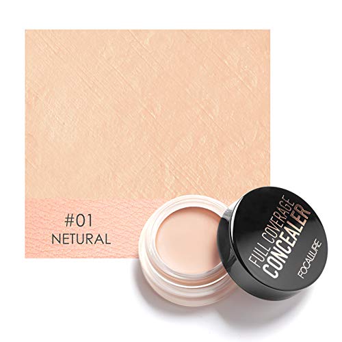 Focallure Full Coverage Concealer, 1#, 4 gm