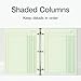 Adams Columnar Analysis Pad, 2 Column Ledger, 8.5