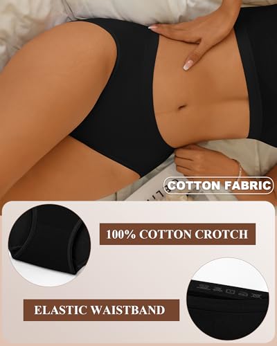 Image of CULAYII Womens Underwear Seamless Hipster Panties Wicking Underwear Soft Stretch Breathable Ladies Low Waisted Underwear