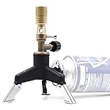 [Brûleur Bunsen] : ce brûleur Bunsen avancé est équipé d'un anneau de porte d'étanchéité réglable d'entrée d'air, qui peut être ajusté pour modifier la dureté et la température de la flamme