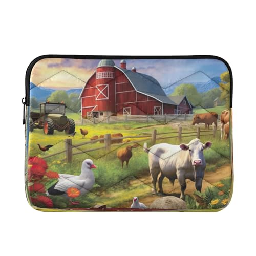 Funda para portátil Farmhouse Animal 13-14 pulgadas miniatura 1