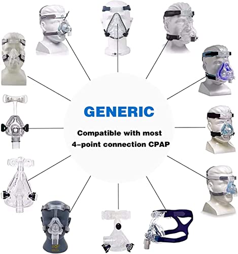 Cpap Headgear Strap For Airfit F20 F20 N10 Full Face Mask Ventilator Headgear, Headgear Strap Replacement With Adjustable Home Ventilator Mask Headband For Adults,For Resmed Airfit F20 N10 #TOP5