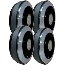 Bass Rockers BRHD3v2 Bolt-On Horn Compression Driver 2 Throat, 3 Voice Coil, 8 Ohm, 600W RMS / 1200W Program, 110dB Sensitivity, Aluminum Housing Pro Car Audio & PA Horn Driver 4 Pack
