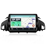 YUNTX [2+64G] Android 15 Radio avec Navigation pour Ford Kuga Escape C Max(2013 2017): Caméra Arrière Gratuite 9