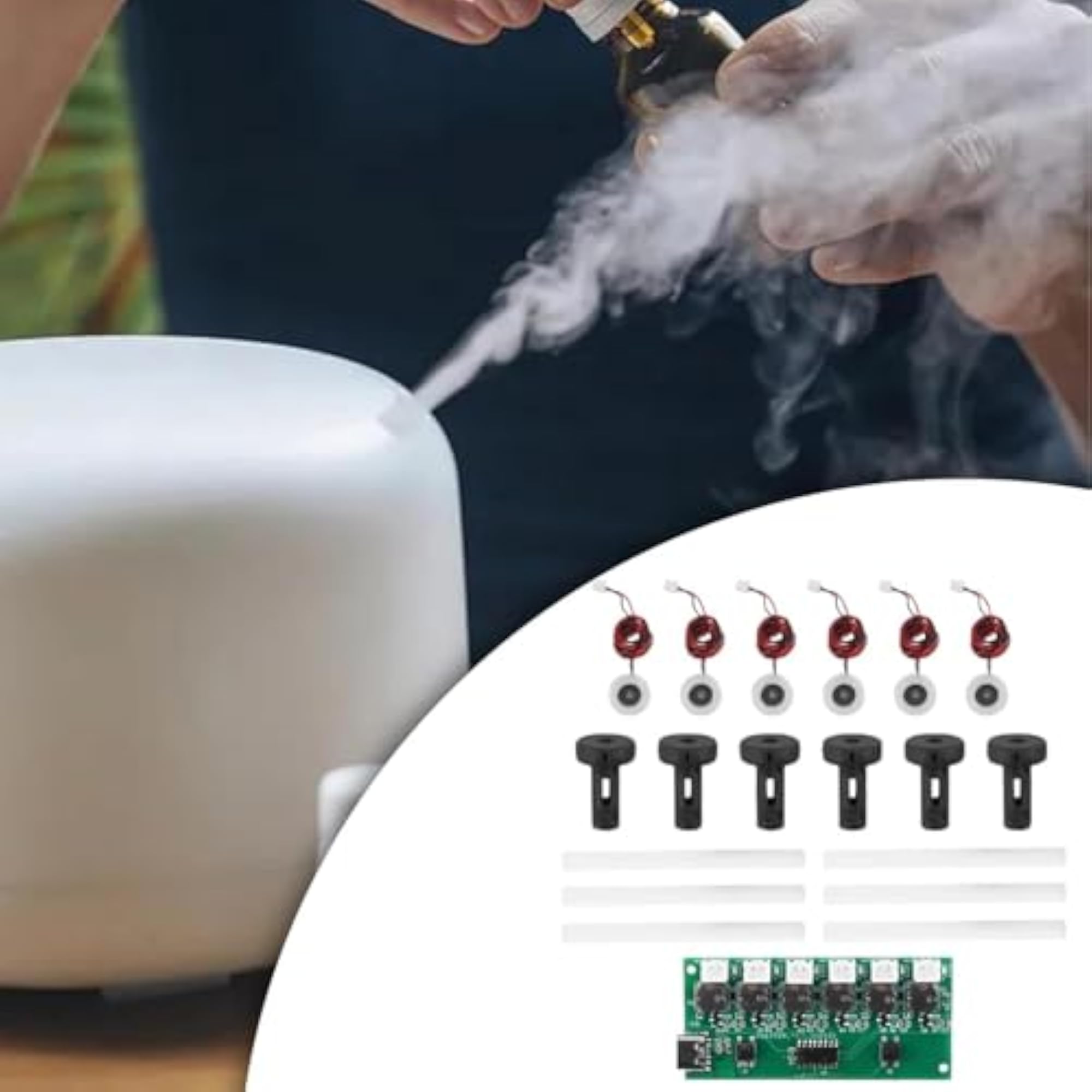 USB 6-Head Mist Maker Module, Ultrasonic Atomizer