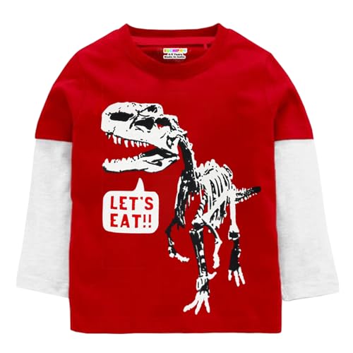 Image of Kuchipoo Boys Full Sleeves Cotton T-Shirt
