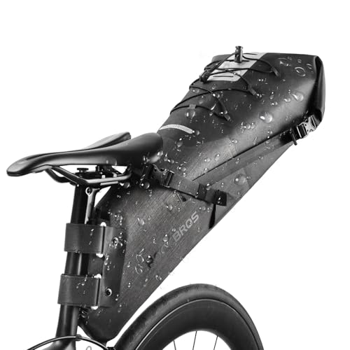 ロードバイク 防水 大容量 ストラップ式 反射材付き サドルバッグ 自転車 ロードバイク 防水 大容量 ストラップ式 反射材付き サドル