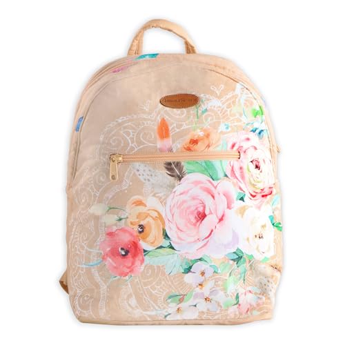 Maison d' Hermine Backpack Cotton Shoulder Multipurpose Rucksack with Pouch