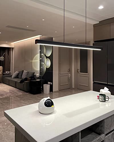 Lampe table suspendue LED réglable avec télécommande pour bureau et salle à manger