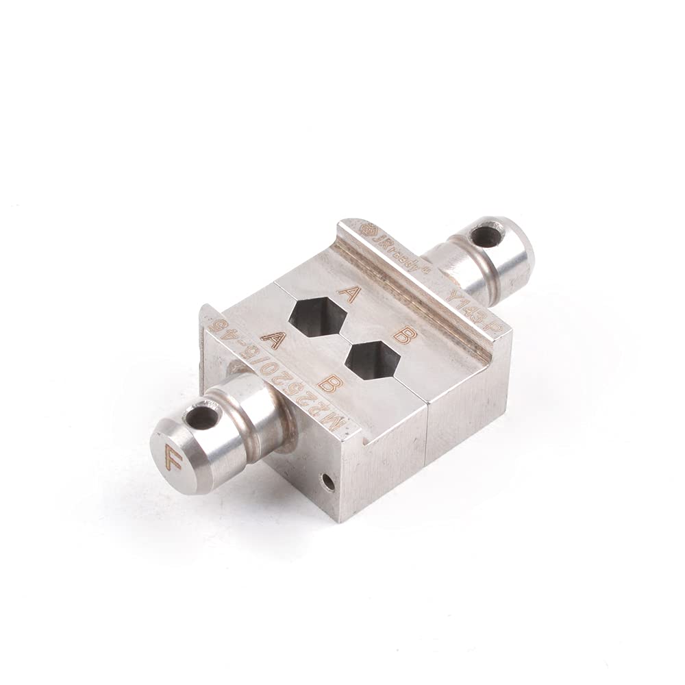 JRready Y143-P M22520 5 45 Die Set work with YJQ-W5 HX4 M22520 5 01 Open Frame Die Crimper Crimp Connector Type D-Sub Coaxial Contact