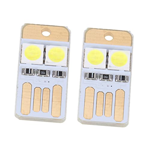 STOBAZA Pure White LED Light Chip Lights Lamps Replacement LED Lughts Replacement LED Light Single Chip LED Light Chip for DIY USB Lighting Landscape Lamp Base Chip LED Loght Luminuxe