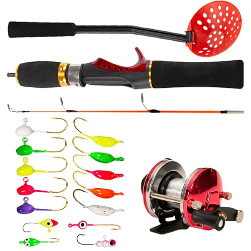 Caña y carrete completo – Kit combinado de viaje para caña de pescar y carrete | Juego completo portátil de casting para entusiastas adultos y aventuras al aire libre