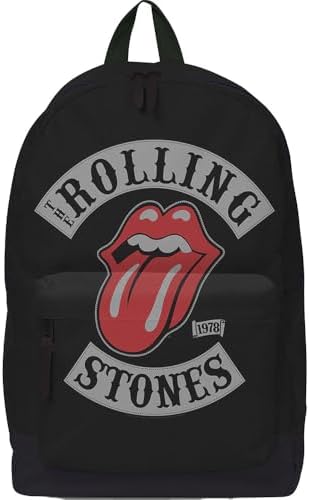 Rolling Stones The Backpack Rucksack Bag 1978 Tour Band Logo Official Black Size One Size image 5