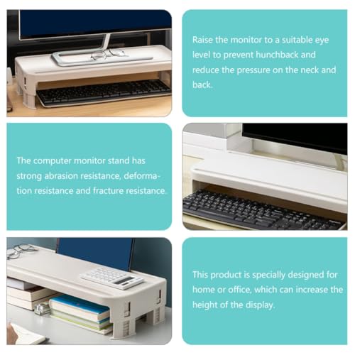 Support de levage pour ordinateur portable beige ibasenice pour bureau