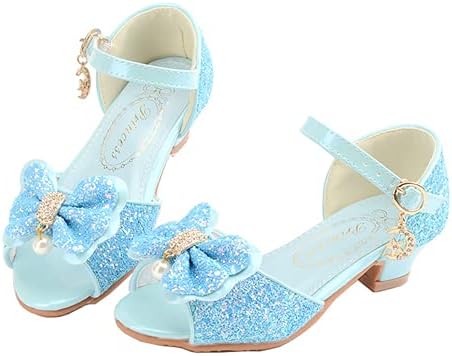 Amazon Co Jp ドレスシューズ 女の子 子供靴 フォーマルシューズ キッズ プリンセス風 キッズ サンダル 女の子 プリンセス 靴 キッズシューズ ヒール プリンセス 結婚式 可愛い ベビーサンダル 軽量 滑り止め 赤ちゃん キッズ 靴 発表会靴 春夏 ブルー 21 5cm