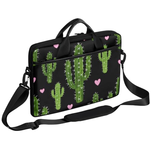 Bolso para laptop con diseño cactus para mujer y hombre