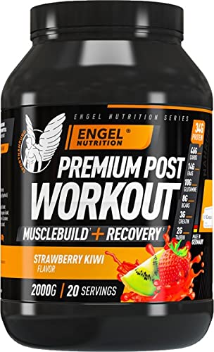 Premium Post Workout Shake 2kg - After Workout Drink (Strawberry Kiwi) Cover
