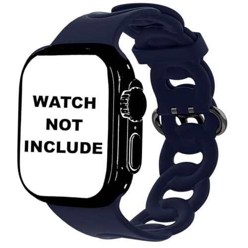 Image of YODI New Edition Soft Silicone Sport Strap Band for Fire-Boltt Ring BSW005, FireBoltt Ring Pro BSW029, CrossBeats Ignite Cube /Surge /S5 /S4 /S3 /S4 Max Smartwatch (Watch Not Included) (B-BLUE)