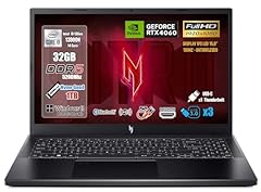 acer Notebook Gaming Nitro V 15, Intel Core i9-13900H, RAM 32GB DDR5, SSD 1TB, Display 15.6" FullHd IPS 180Hz, NVIDIA GeForce RTX 4060 8GB GDDR6,Wi-Fi 6, Thunderbolt 4.0,Tastiera Retroilluminata