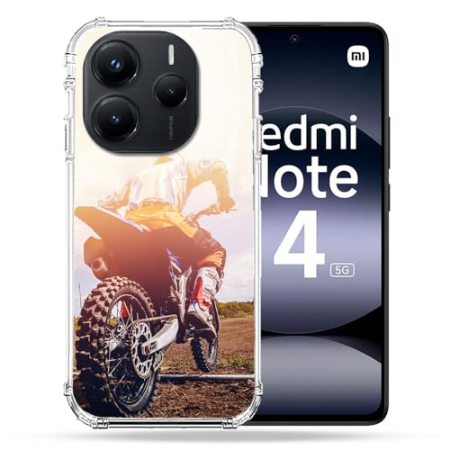 Coque renforcée Xiaomi Redmi Note 14 5G Cokitec motif moto cross