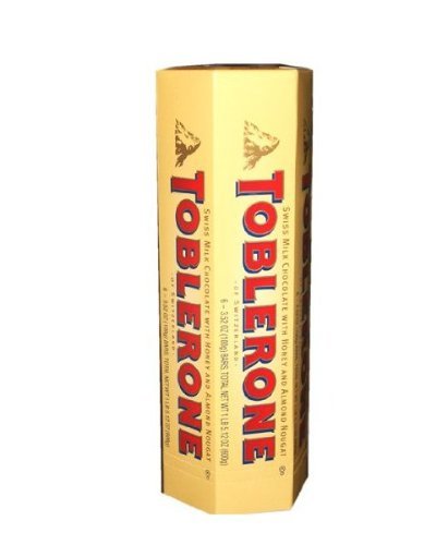 Toblerone Swiss Milk Chocolate With Honey And Almond Nougat - 6 Bars #TOP1