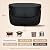 ROYAMY Fire Pit Cover Waterproof Outdoor Fire Pit Cover Round for Fire place Fire Bowl Cover Heavy Duty-50x24inches(Black)