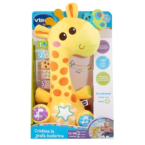 Cristina la Jirafa Bailarina peluche interactivo VTech juguete niños 1 año 5