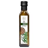Health Seed® Olio di canapa non filtrato – 100% puro bottiglia di vetro spremuto a freddo – Fresco dal produttore – 100 ml
