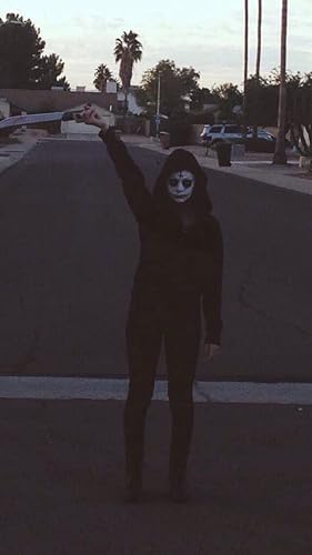 Miniatura 3 de The Purge Anarchy Evil Smiley Mask Horror Killer Máscaras de DIOS Halloween Disfraz embrujado Cosplay