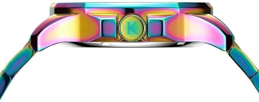 knavetokyo ジャメゴン　REALGOLDカラー Kredo Men OTUS² Neo Chrome Black Japanese Quartz Time and Date