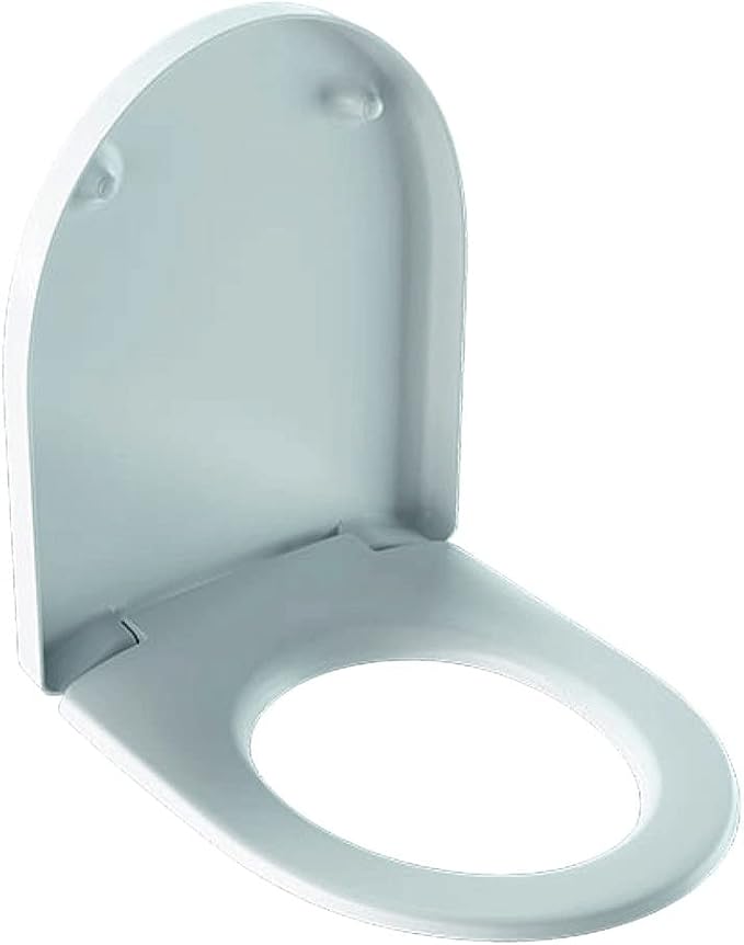 Keramag (Geberit) WC-Sitz Renova Nr.1 Plan, 573075000, WC-Deckel in runder Ausführung, Metallscharniere, Duroplast, Weiß, 03966 6 Keramag (Geberit) WC-Sitz Renova Nr.1 Plan, 573075000, WC-Deckel in runder Ausführung, Metallscharniere, Duroplast, Weiß, 03966 6