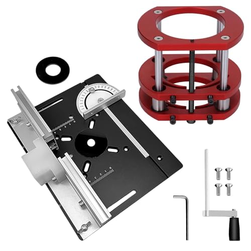 Kit Table de Fraisage Alliage D'aluminium pour Défonceuse, Router Lift 64-66mm