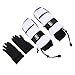 Julihai Ski Mittens, Windproof Snowproof Warm Snowboarding Gloves with Inner 5 Fingers Gloves and Wrist Guards, for Men Women Skiing Snowboarding Snowmobiling (M)