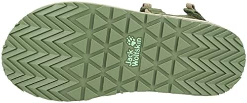 Jack Wolfskin Women's Outfresh Deluxe Sandal Hiking Boot, Khaki/Sand, 6 | Image 4