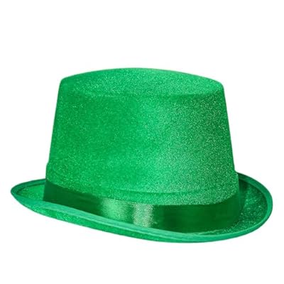 Carnavalife, Sombrero Chistera, Sombrero de Copa, de Fieltro Satén, Sombrero Mago con Cinta de Raso para Carnaval, Halloween, Fiestas (Verde, Adulto) | Ya disponible en tu tienda friki favorita! En mundofriki.es!
