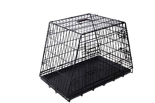 slant front dog crate