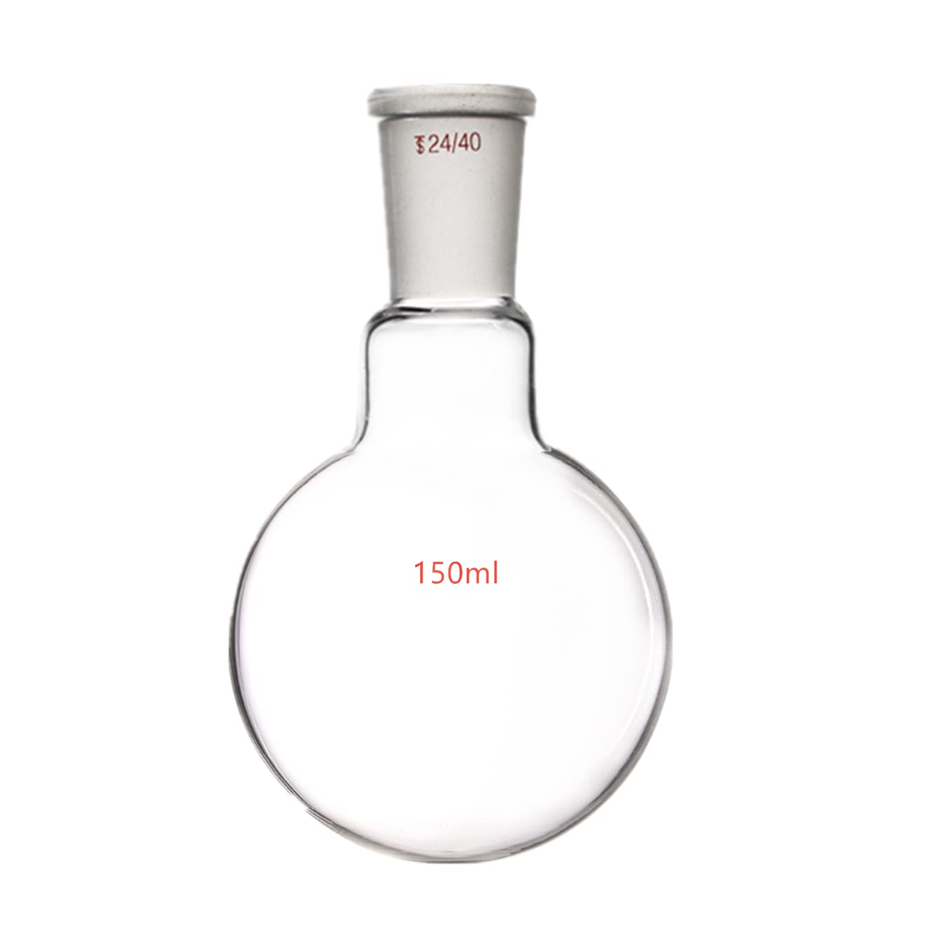 2000ml 24/40 Round Bottom Glass Flask One Neck 2L Single Neck Ground Joint Boiling Bottle Lab Glassware