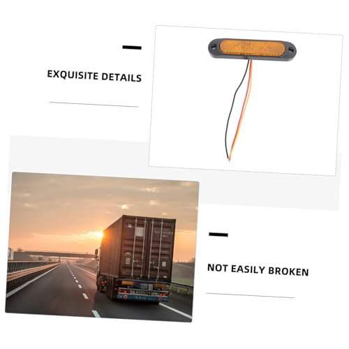 Feu arrière et clignotant LED jaune 10-30V pour véhicule utilitaire