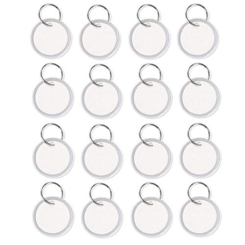 50 etichette rotonde di carta con anelli divisi