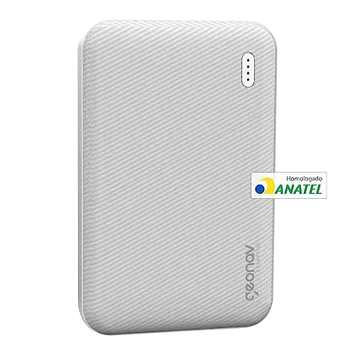 Geonav Power Bank, Carregador Portátil Universal 5.000mAh, 2 portas USB 2.1A, Led Indicador de bater