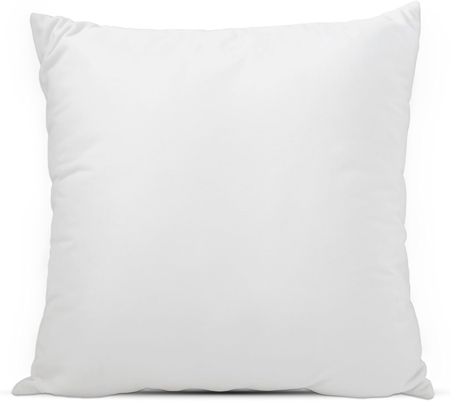 Cloudmere White Pack Of 1 (45 X 45 Cm) Hollowfibre 18" Inch Square Cushion Pad Insert Inner Fillers Anti-Allergy Bounce Back Square Cushions
