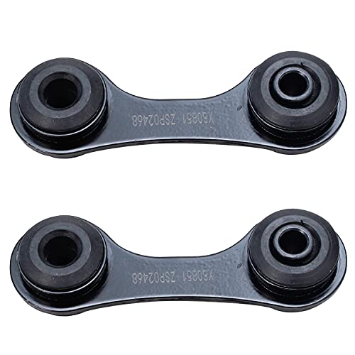 Detroit Axle - 2 Rear Sway Bars for 2004-2012 Chevy Malibu Pontiac G6 Saturn Aura, 2003-2011 Saab 9-3, Sway Bar Links Replacement 2005 2006 2007 2008 2009 2010