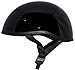 Zox Retro Old School Adult Open-Face Street Motorcycle Helmet - Solid Glossy Black/Medium