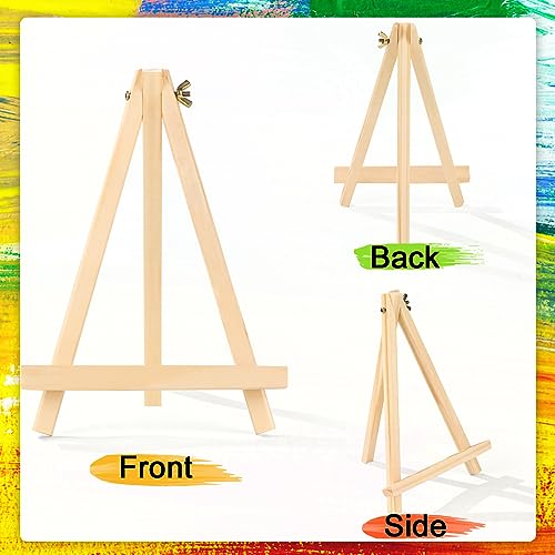 Aroic 6 Pack 9 Inch Wood Easels, Easel Stand For Painting Canvases, Art, And Crafts., Tripod, Painting Party Easel, Kids Student Tabletop Easels For Painting thumb #2