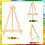 12 Pack 9 Inch Wood Easels, Easel Stand for Painting Canvases, Art, and Crafts, Tripod, Painting Party Easel, Kids Student Tabletop Easels for Painting, Portable Canvas Photo Picture Sign Holder - Image 4