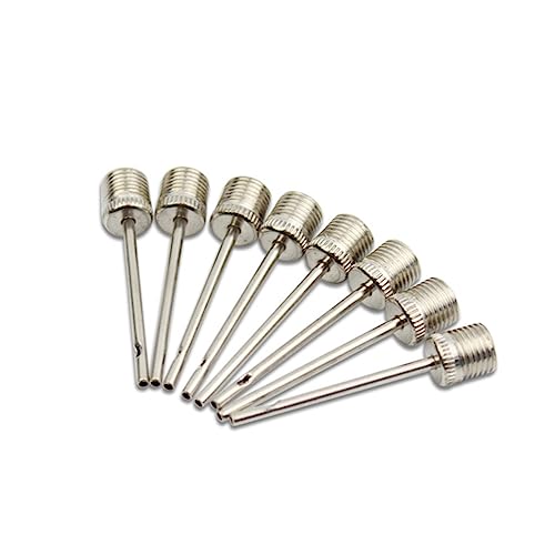 YARNOW 50Pcs Air Inflation Needles Metallic Ball Pump Needles for