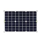 Generico Kit modulo fotovoltaico a Pannello Solare 80/150/200W 18V, Caricabatterie per Sistema di energia Solare monocristallina per Camper, Barche, tetti, superfici Irregolari, 200W (150W)